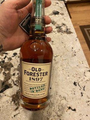 1897 Ild Forester 100 proof Bourbon