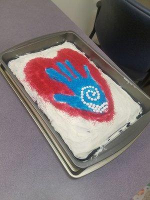 Hand cake from a patient!