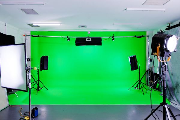 Green Screen Studio for special announcements and thank you's .