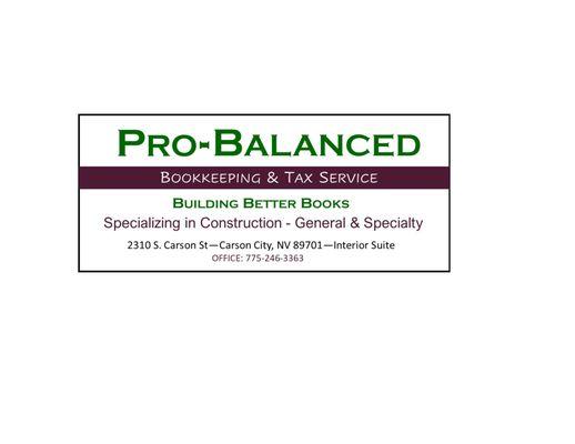 Pro Balanced Bookkeeping & Tax Service