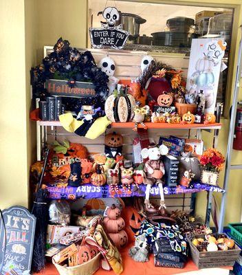 Halloween has arrived! Come check out our sales this monthlocal shelters will benefit from your purchase.