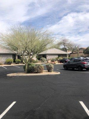 Great view of the dental office, gorgeous location