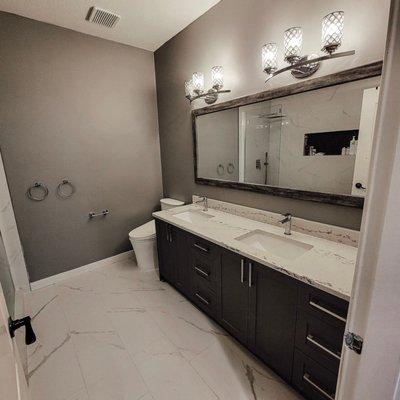 Our master bathroom