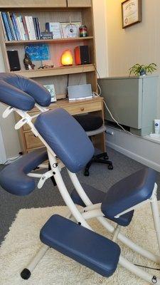 Walk in chair massage M,T,W 11-4