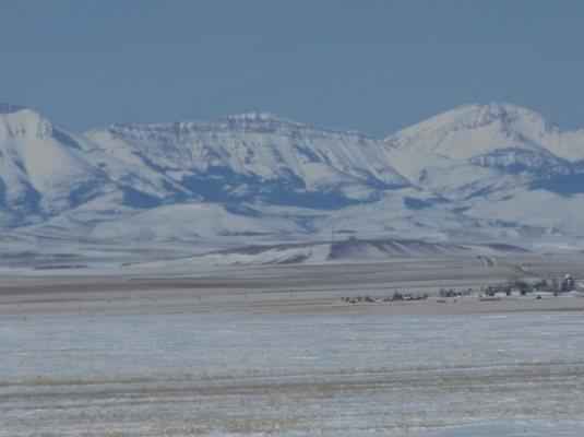 Front Range of the Rocky Mountains west of Choteau