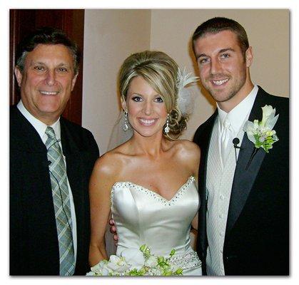 Alex Smith, former Quarterback of SF 49ers and his bride.