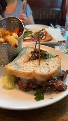 Short rib grilled cheese