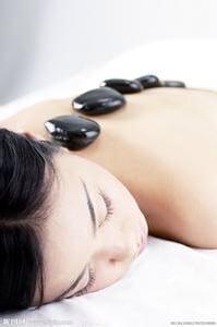 Traditional Chinese Medicine Hot Stone Treatment.