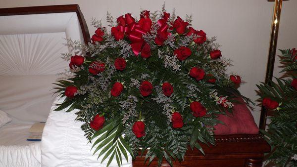 Rose Casket Spray