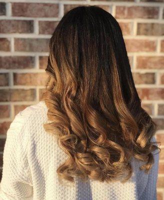 Caramel balayage