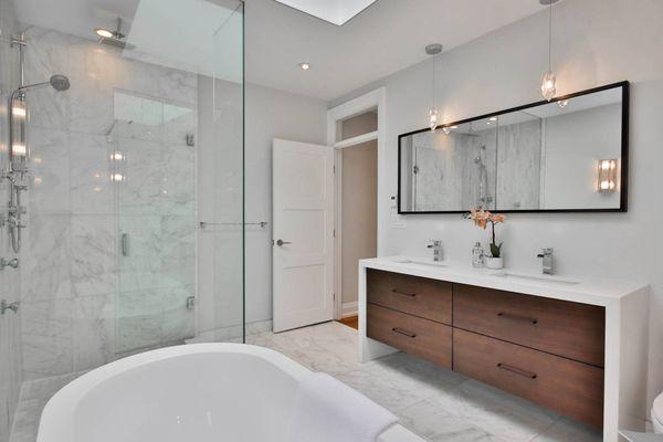 Experience a heightened level of sophistication in your home through beautifully revamped bathrooms. Discover enchanting bathroom renovation