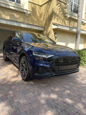 Audiq8 full ceramic detail and paint correction