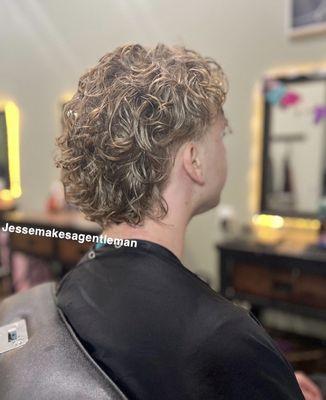 Men's perm