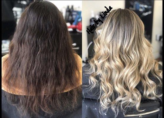 Balayage by lindamorenohair