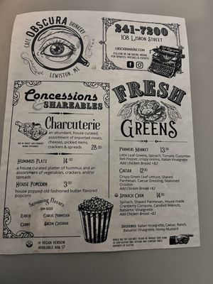 Menu page 1