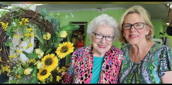 Rachel and her mother Pat who started the family business!