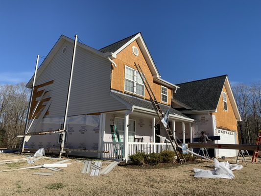 Installing new siding