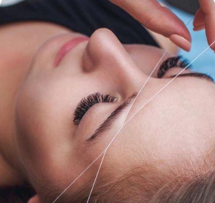 Eyebrow Threading is one of the most popular and affective methods of hair removal. You get long lasting results with a more precise look!