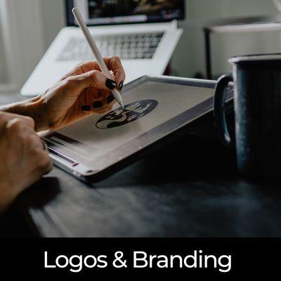 High quality custom logo designs ready for website use & printing