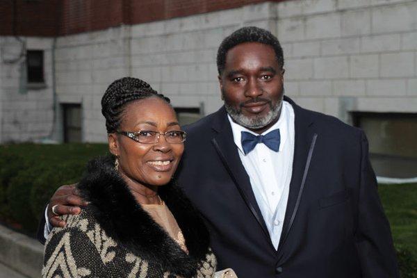 Mom and groom before the wedding!