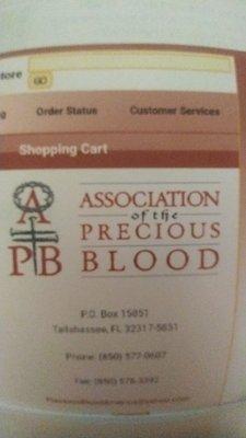 The Association of the Precious Blood