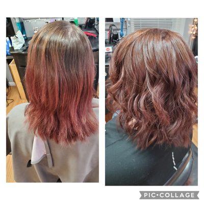 Before/After color