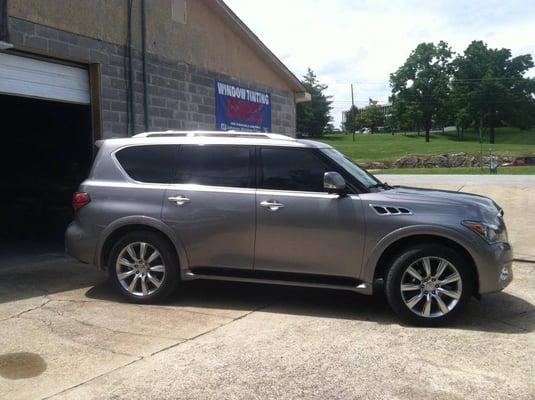 Infiniti QX with window tint