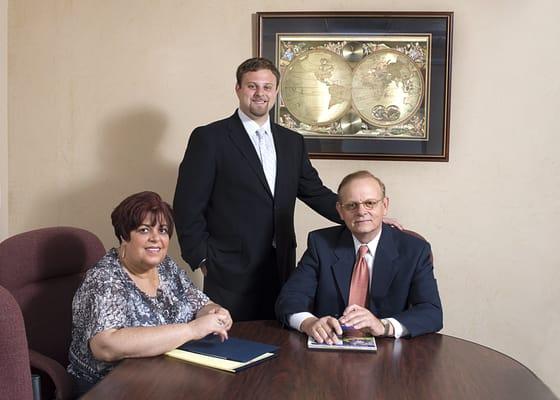 From Lfe to Right: Loide Maranho, Marc Lewandowski and Charles Lewandowski.