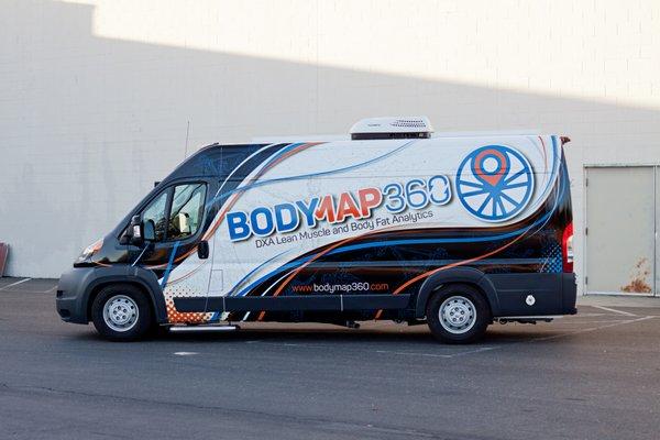 Our mobile van makes DXA scanning simple affordable and convenient.