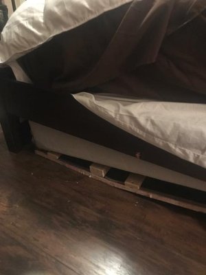 Broken bed that took them two weeks to fix and they never fixed it.