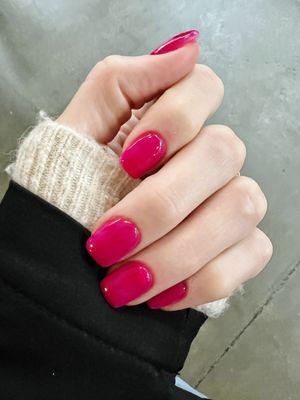 Pink nails