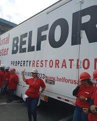 BELFOR team responding to large water loss.