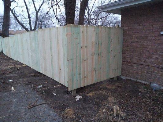 Privacy Fence Installation