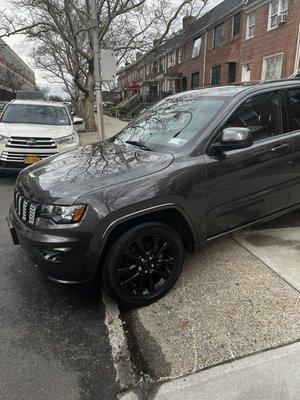 Jeep grand Cherokee exterior wash