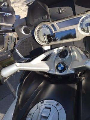 Control panel / dash of 2016 BMW K1600