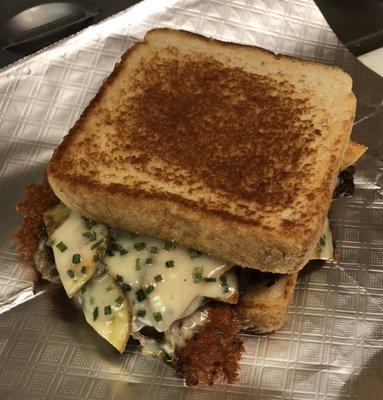 Trooper Sandwich Ribeye Bacon Potato Cheddar  Chives Sour Cream n Texas Toast