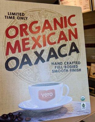 Vero: Limited Organic Mexican Oaxaca (12.2018)