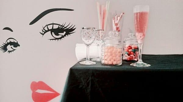 Enjoy complimentary goodies at our new "Selfie Bar!"