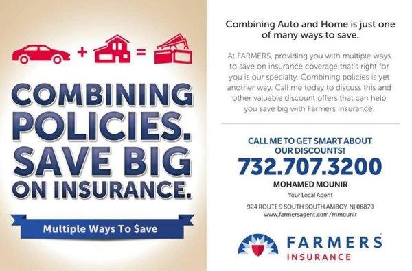 Combine and save on your insurance