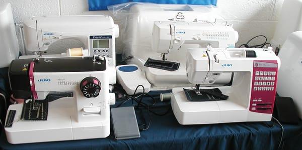 Lots of great Juki sewing machines!