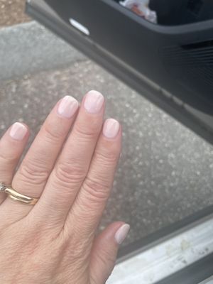 Gel Mani with Angel!