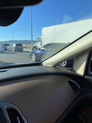 Drivers I 10 westbound Goodyear Arizona