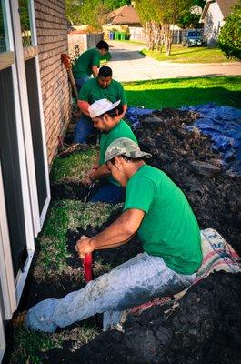 North Texas foundation repair since 2005. Go to www.weleveldfw.com