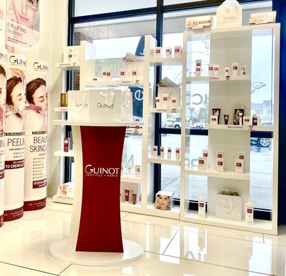 Guinot Products sold exclusively here from Paris, France. The #1 skin care in Europe.