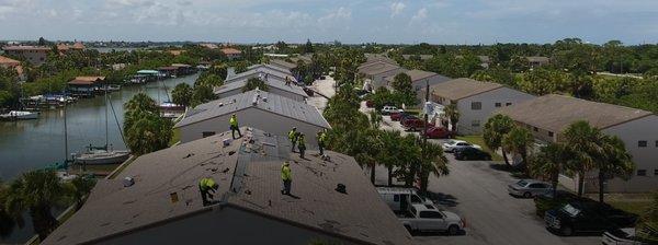 46 Buildings Re-Roofed in Indian Harbour Beach, FL