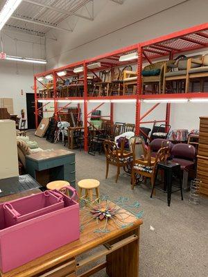 Large furniture selection