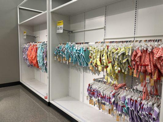 Great selection of swimsuits available. Some are on clearance, 30-70% off!