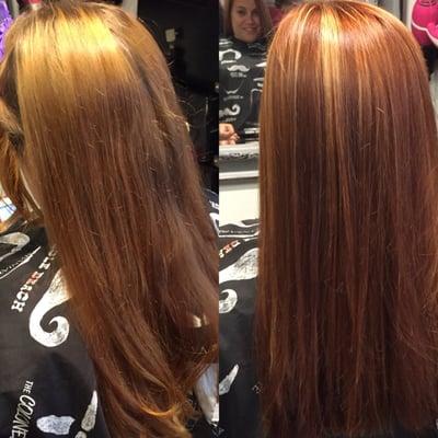 Before and after by Mandie