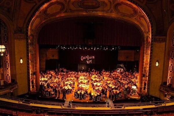 Dinner on stage