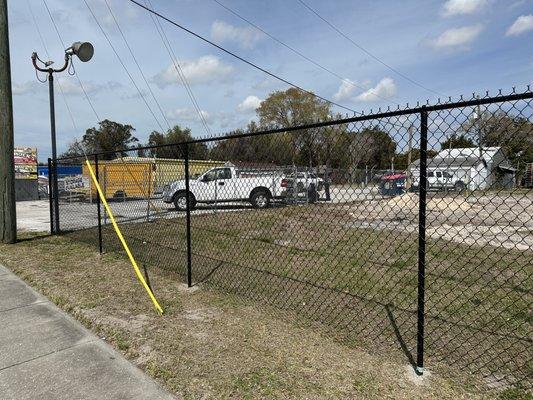 Commercial- New 6ft Height Front Fence Installed